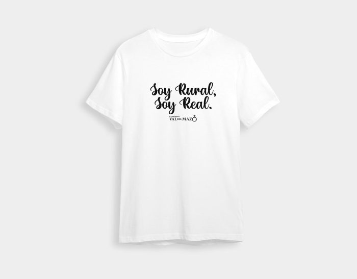 CAMISETA "SOY RURAL, SOY REAL" BLANCA