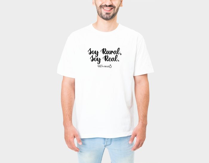 CAMISETA "SOY RURAL, SOY REAL" BLANCA - Imagen 4