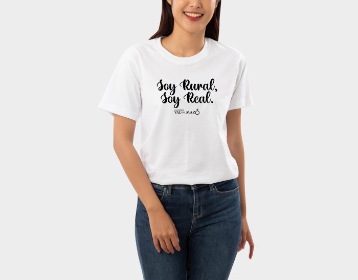 CAMISETA "SOY RURAL, SOY REAL" BLANCA - Imagen 3