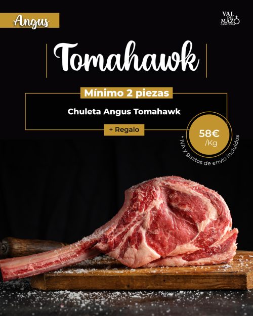 ANGUS | Chuletas Tomahawk 1,340 kg